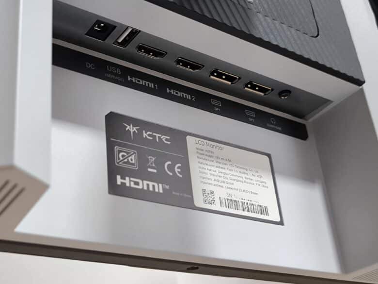 Die verfügbaren Anschlüsse