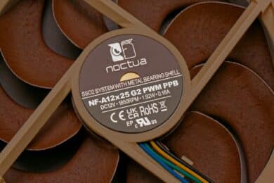 Noctua NF-A12x25 G2 PWM PPB von hinten
