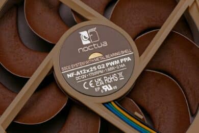 Noctua NF-A12x25 G2 PWM PPA von hinten