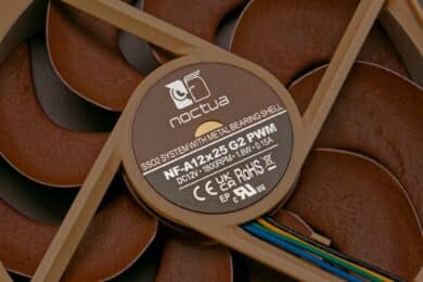 Noctua NF-A12x25 G2 PWM von hinten