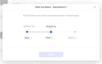 Auswahl des RAID-Modus