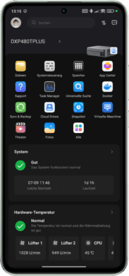 App: Startbildschirm