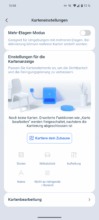 Ecovacs Home App Karteneinstellungen mit Mehr-Etagen-Modus und Kartenanzeige-Optionen für Deebot X9 Pro Omni