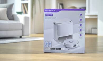 Verpackung des Narwal Freo Z10 Saug- und Wischroboters