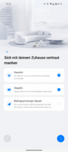 App zeigt Haustiermodus, Teppichfunktion und Mehrstockwerkeinstellung