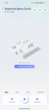 Startbildschirm der Roborock-App mit leerem Grundrissmodell vor der Kartierung