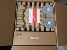 Wischpads und Anleitung in umweltfreundlicher Kartonform