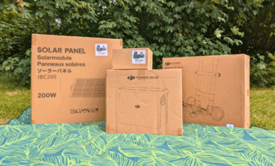 DJI Power 2000 und Zubehör verpackt