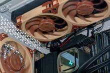 Noctua NF-A12x25 G2 auf einem Radiator