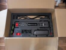 TwoTrees TTC-6050 500W Spindel mit Energiekette und Einspannern in Schaumstoffverpackung