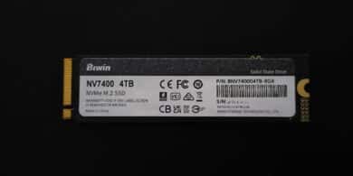 Rückseite der NVMe SSD