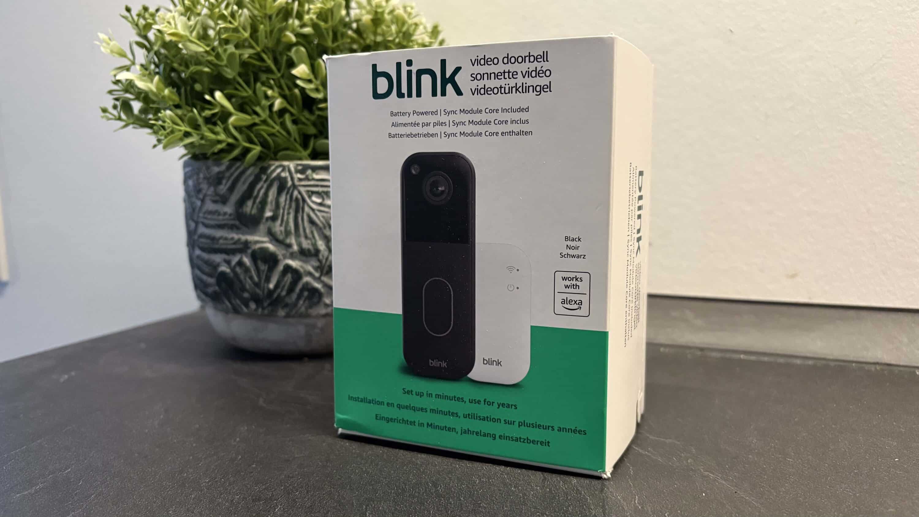 blink video doorbell test